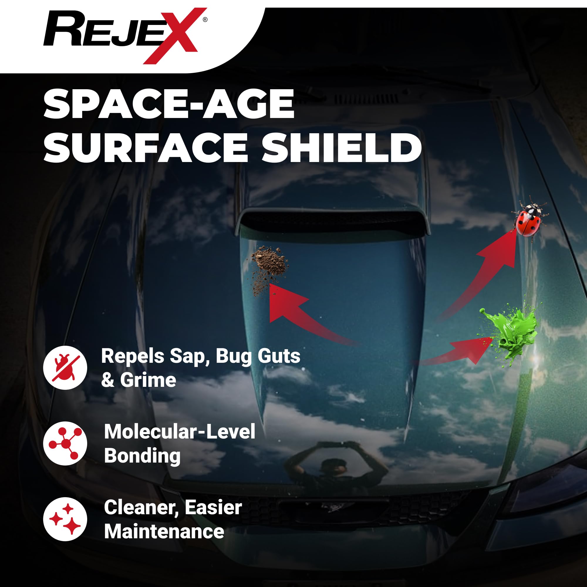 RejeX manual application demonstrates easy, hand applied protection for a showroom finish