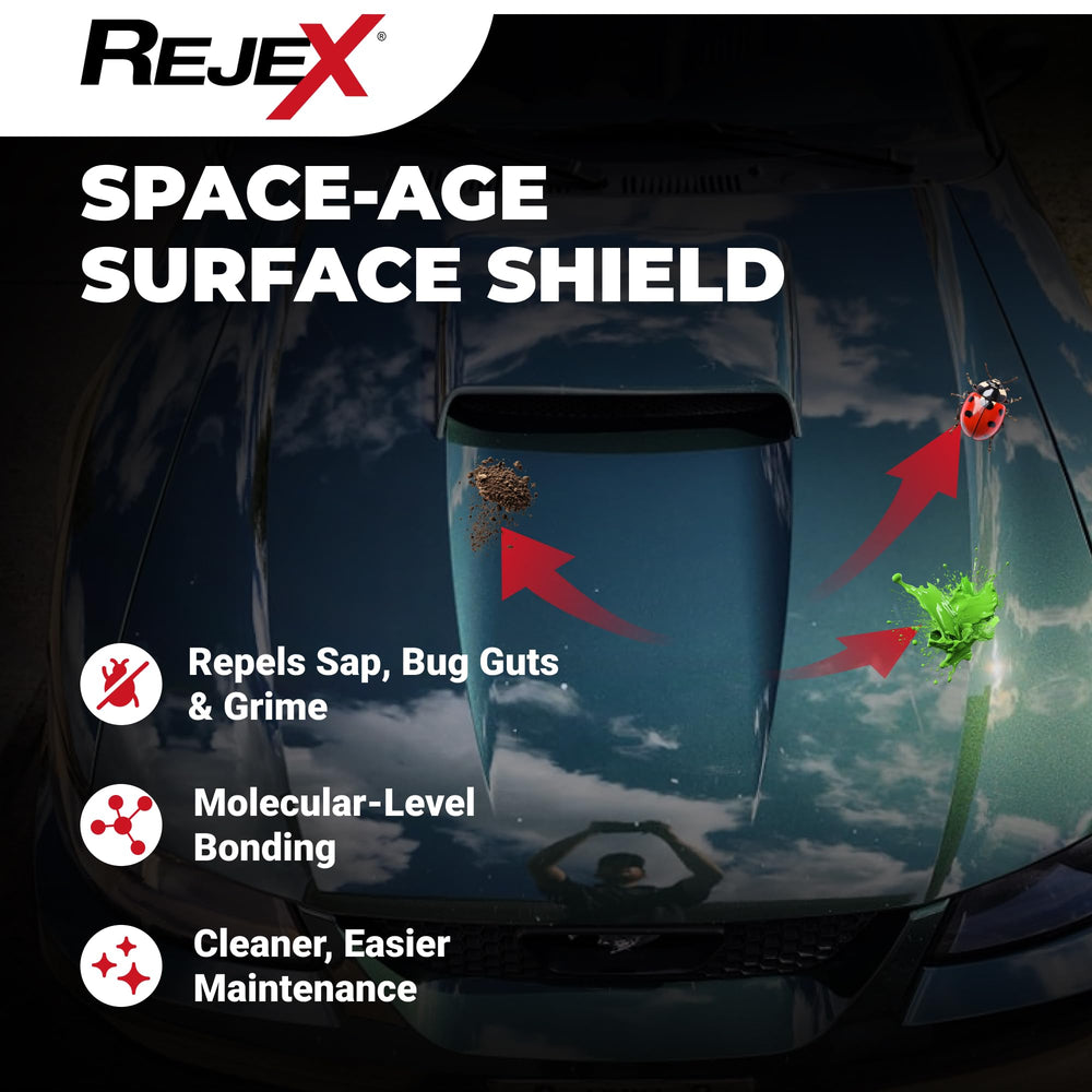 RejeX manual application demonstrates easy, hand applied protection for a showroom finish