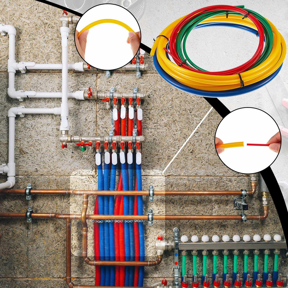 Relaxweex five-eighths inch tubing option for longer HVAC runs.