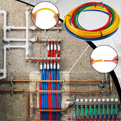 Relaxweex five-eighths inch tubing option for longer HVAC runs.