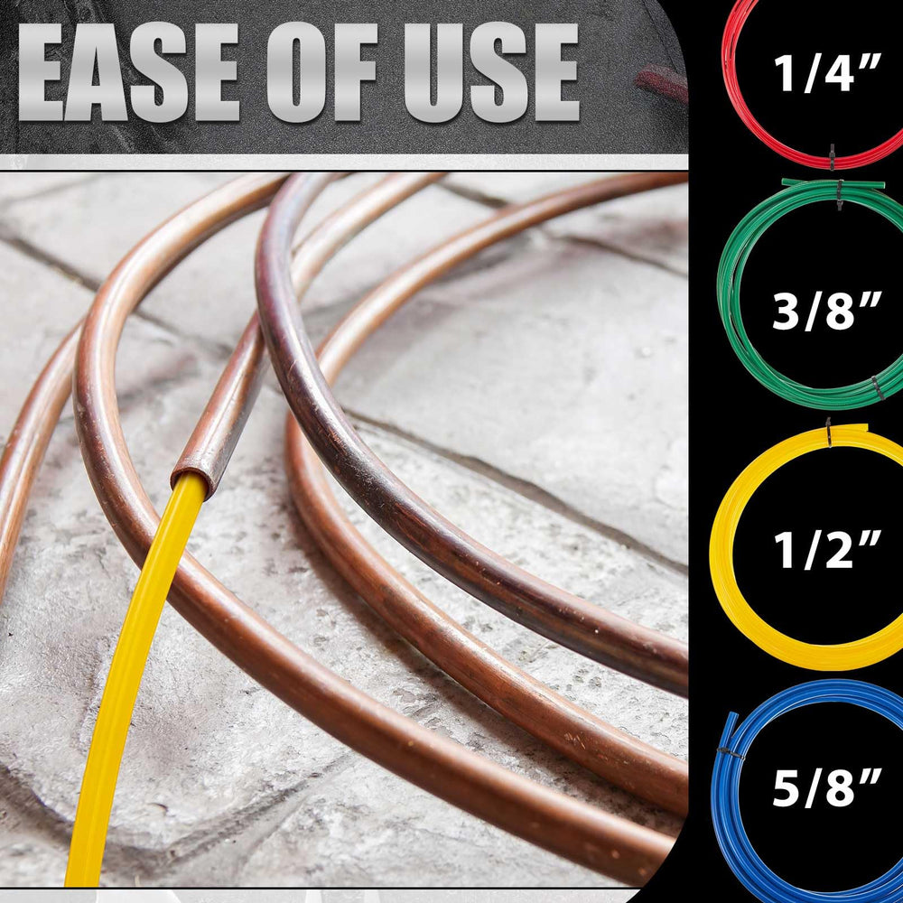 Relaxweex PET-protected copper pipes enhance durability in installations.