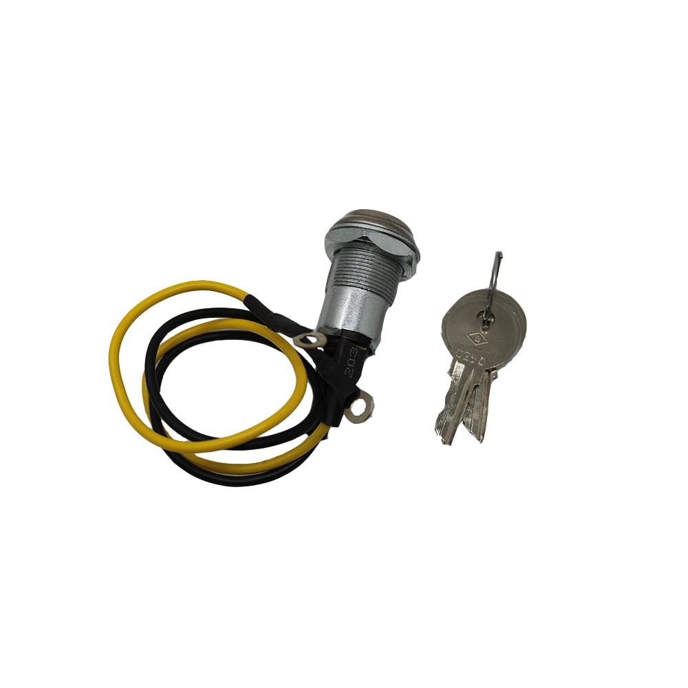 Reliable Aftermarket Parts ignition switch with wire and keys for Ford 9N tractor; helps reliable starting.