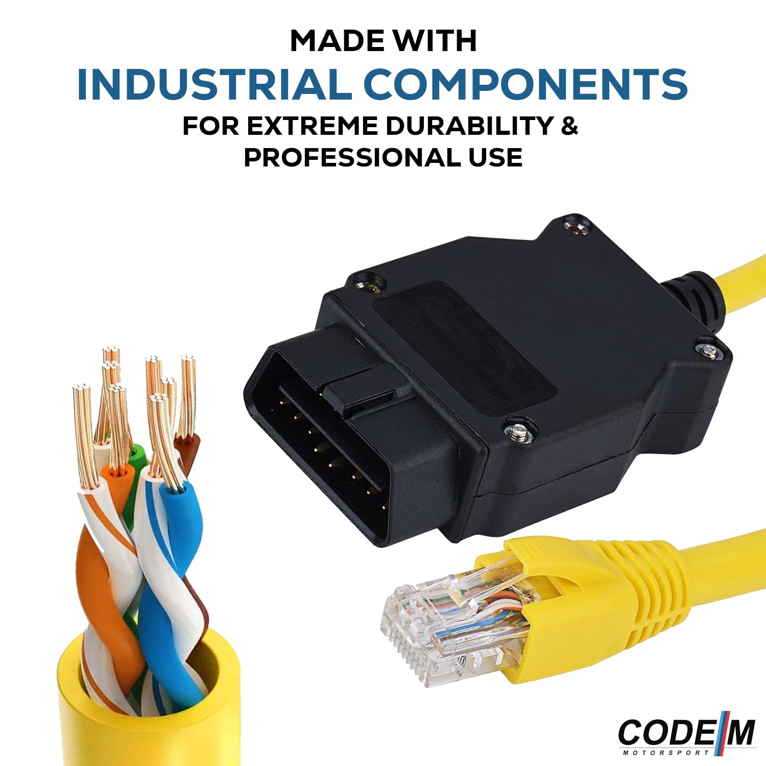 Reloot 16-pin OBD connector flexible design for BMW diagnostics