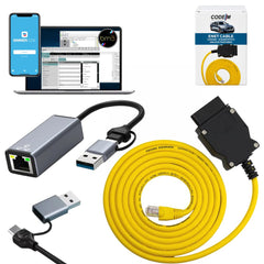 Reloot ENET cable for BMW connector enabling module programming and diagnostics