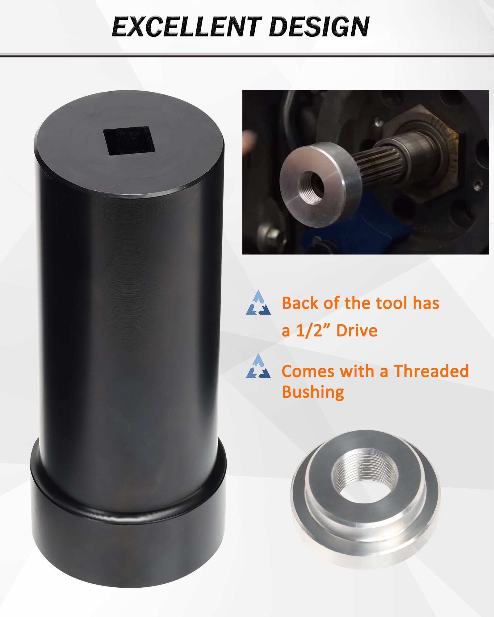 ReluxGo AISI 1045 steel construction ensures sturdy, durable usage over time.