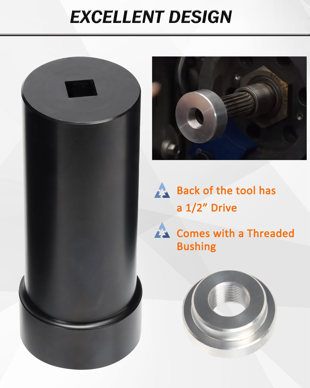 ReluxGo AISI 1045 steel construction ensures sturdy, durable usage over time.