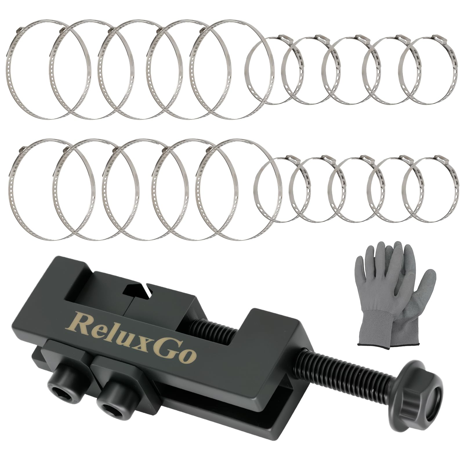 ReluxGo axle boot clamp tool with adjustable jaws for versatile CV clamp work.