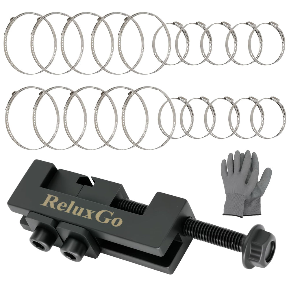 ReluxGo axle boot clamp tool with adjustable jaws for versatile CV clamp work.