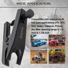 ReluxGo ball joint separator with 2-stage height adjustment for precise separation
