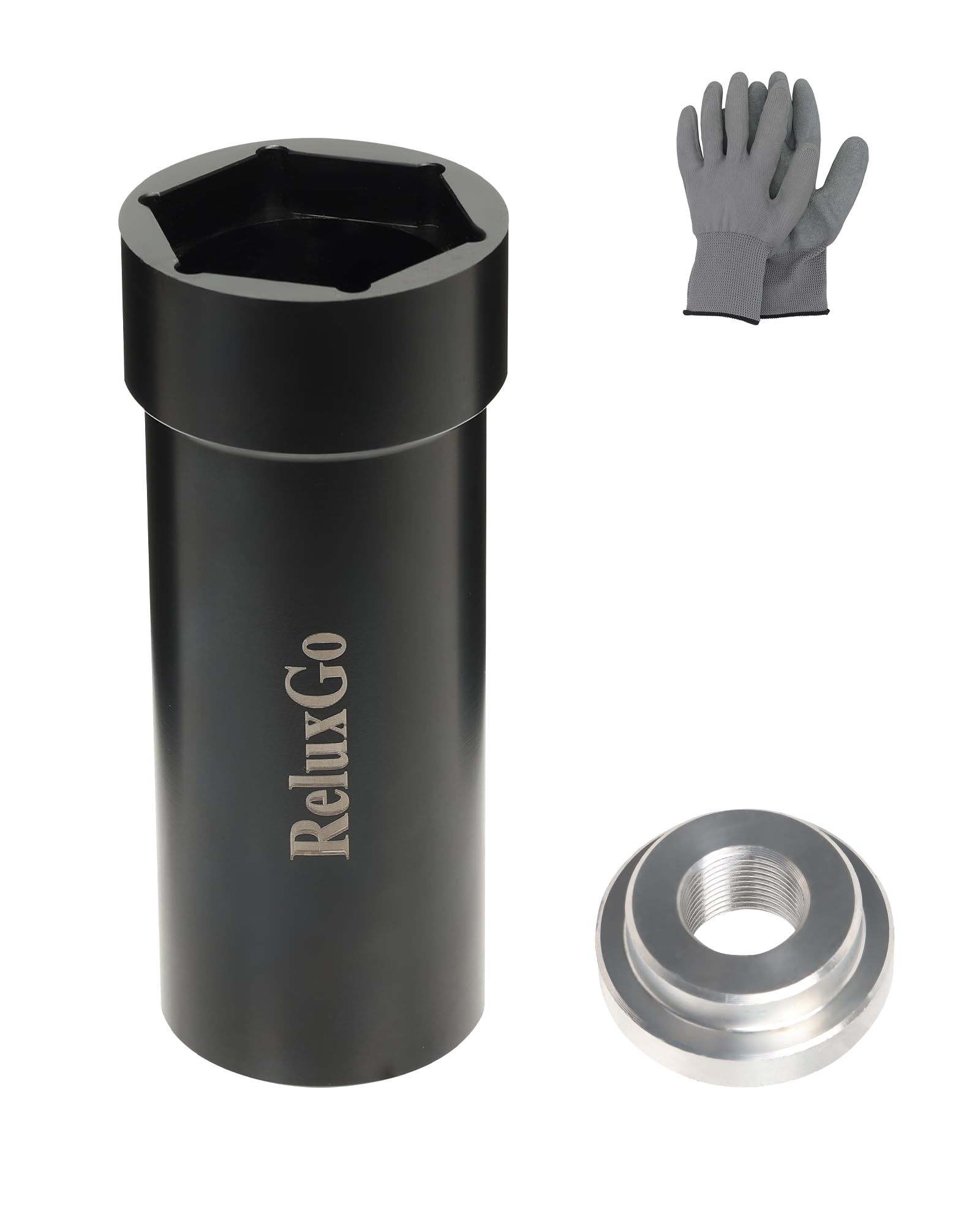 ReluxGo compact design 5.5 inch depth tool fits 1/2 inch drive setups neatly.