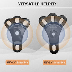ReluxGo fastening nut included for reliable engagement during hub removal.