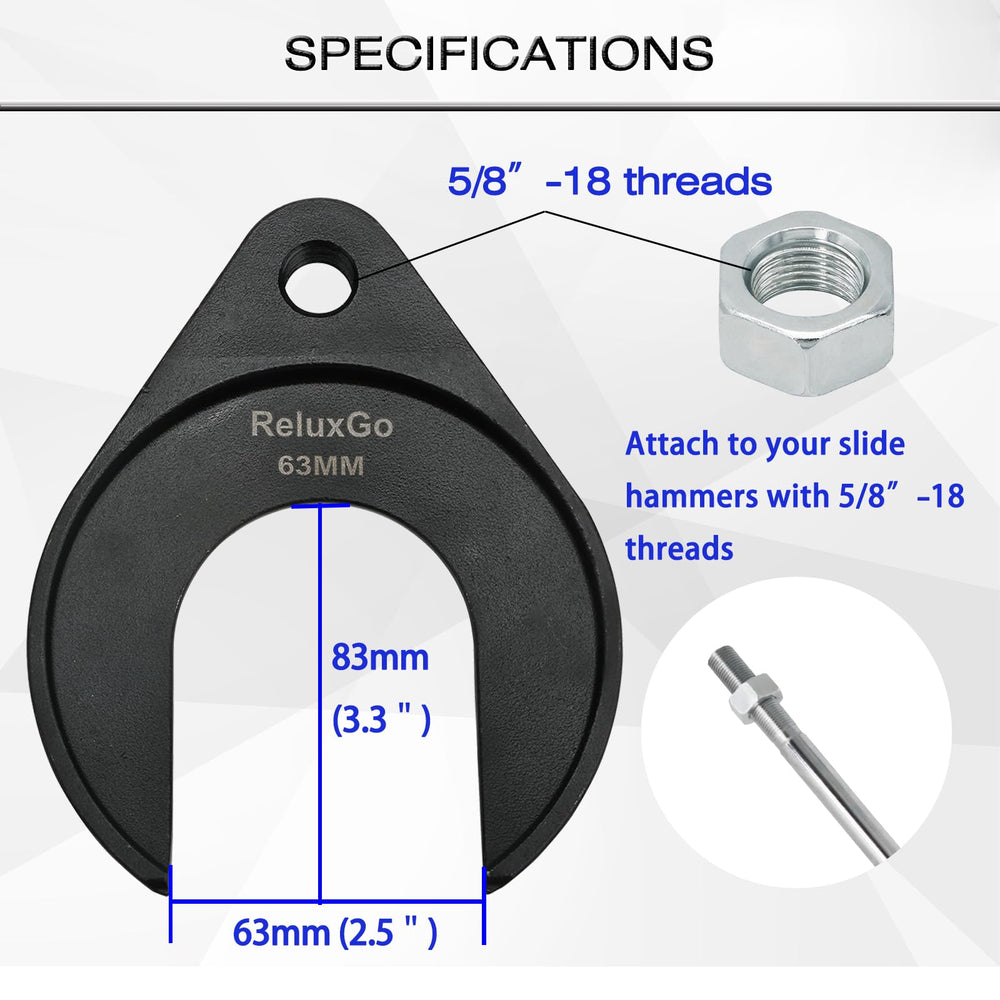 ReluxGo front-wheel-drive axle puller designed for reliable CV removal.