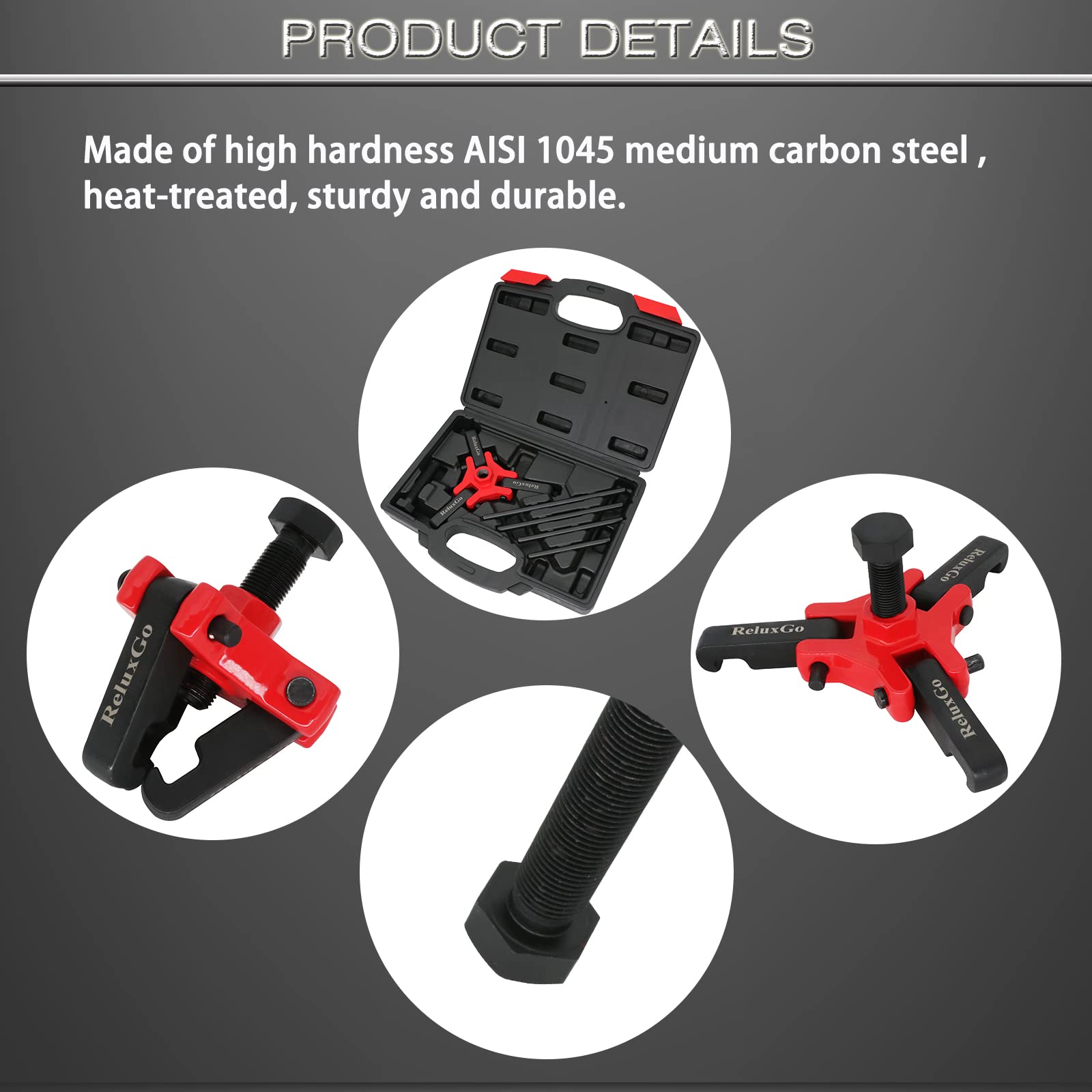 ReluxGo Harmonic Balancer Puller gloves protect hands during use.