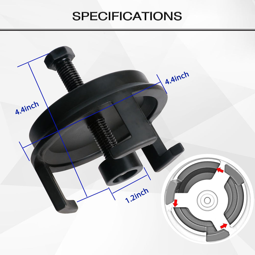 ReluxGo harmonic puller enabling engine balancer removal on GM and Mopar.