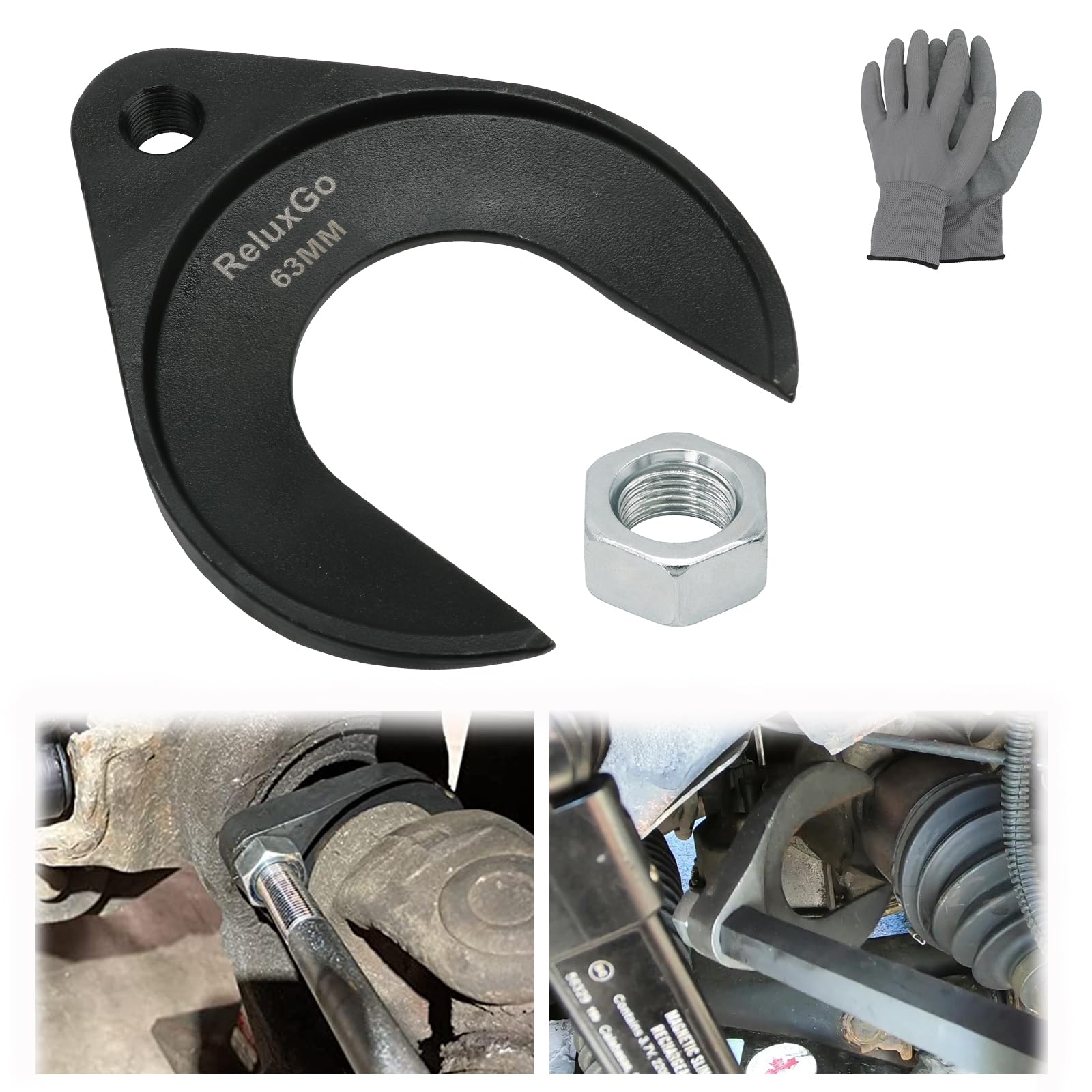 ReluxGo inner CV axle puller with 63mm opening for easy inner joint removal.