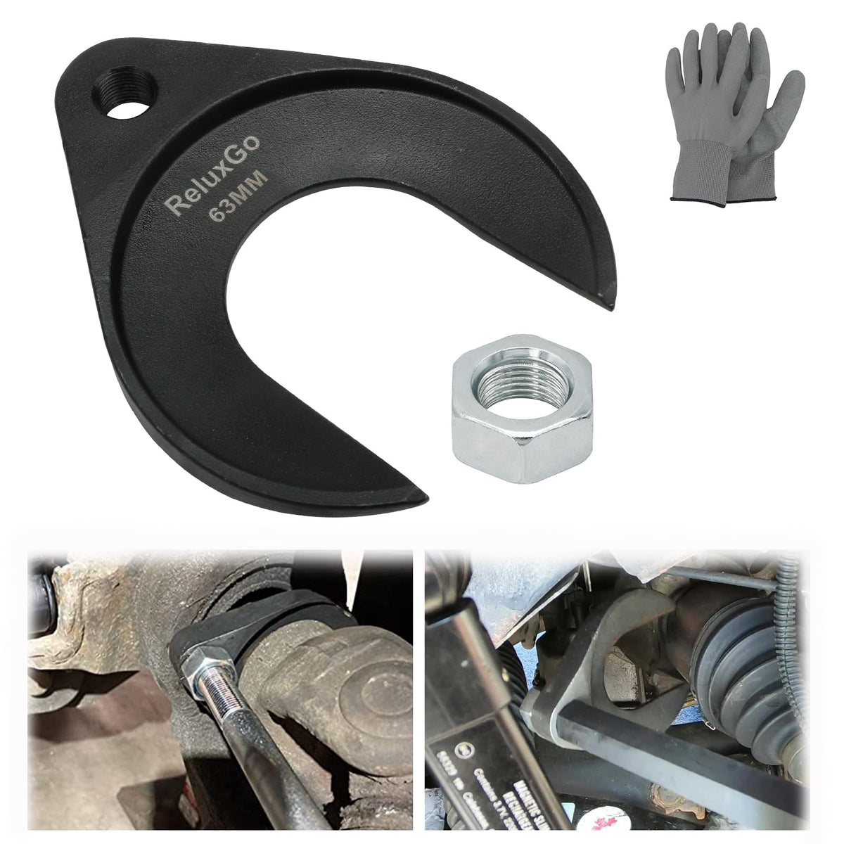 ReluxGo inner CV axle puller with 63mm opening for easy inner joint removal.