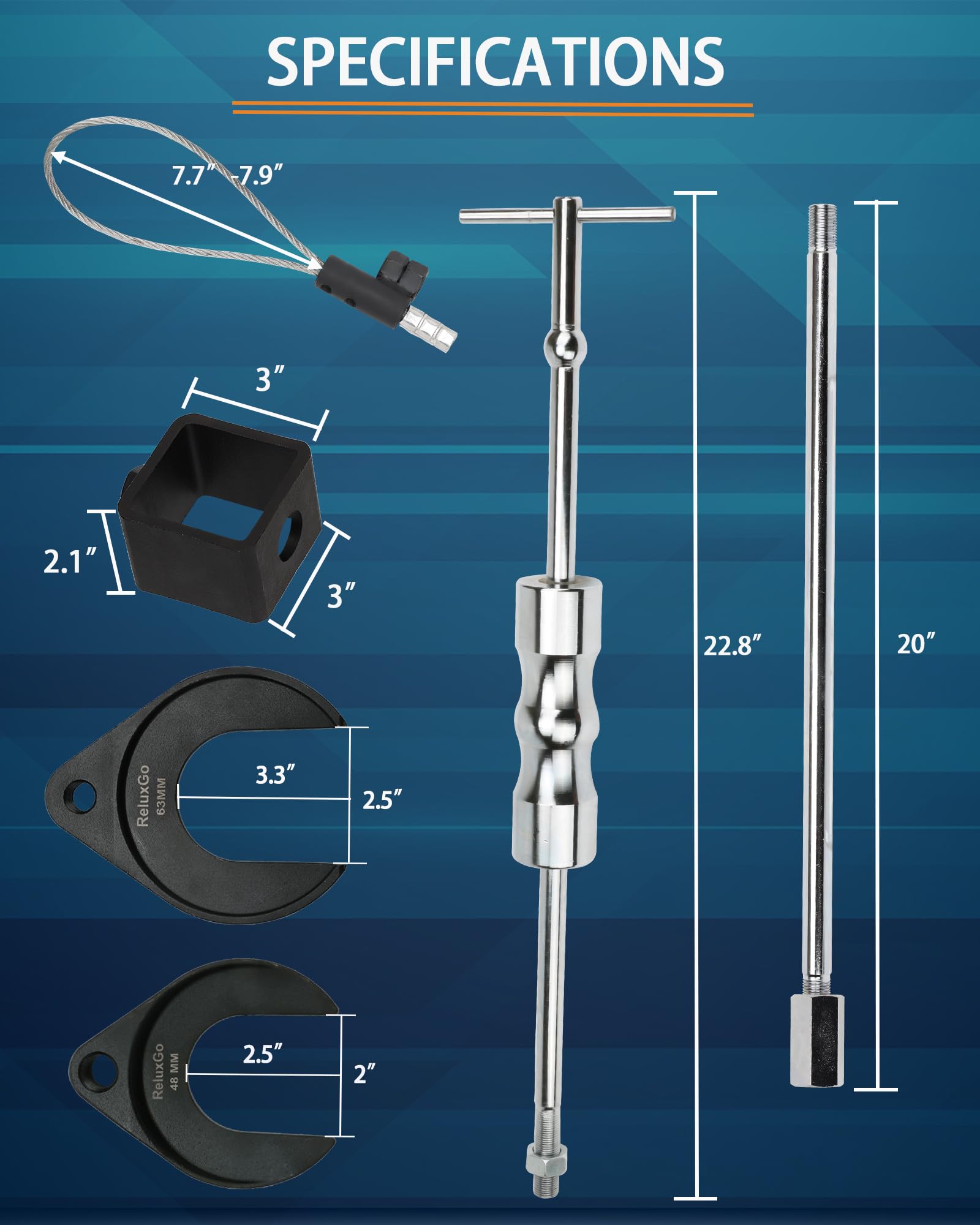 ReluxGo outer CV joint adapter simplifies mounting around the shaft