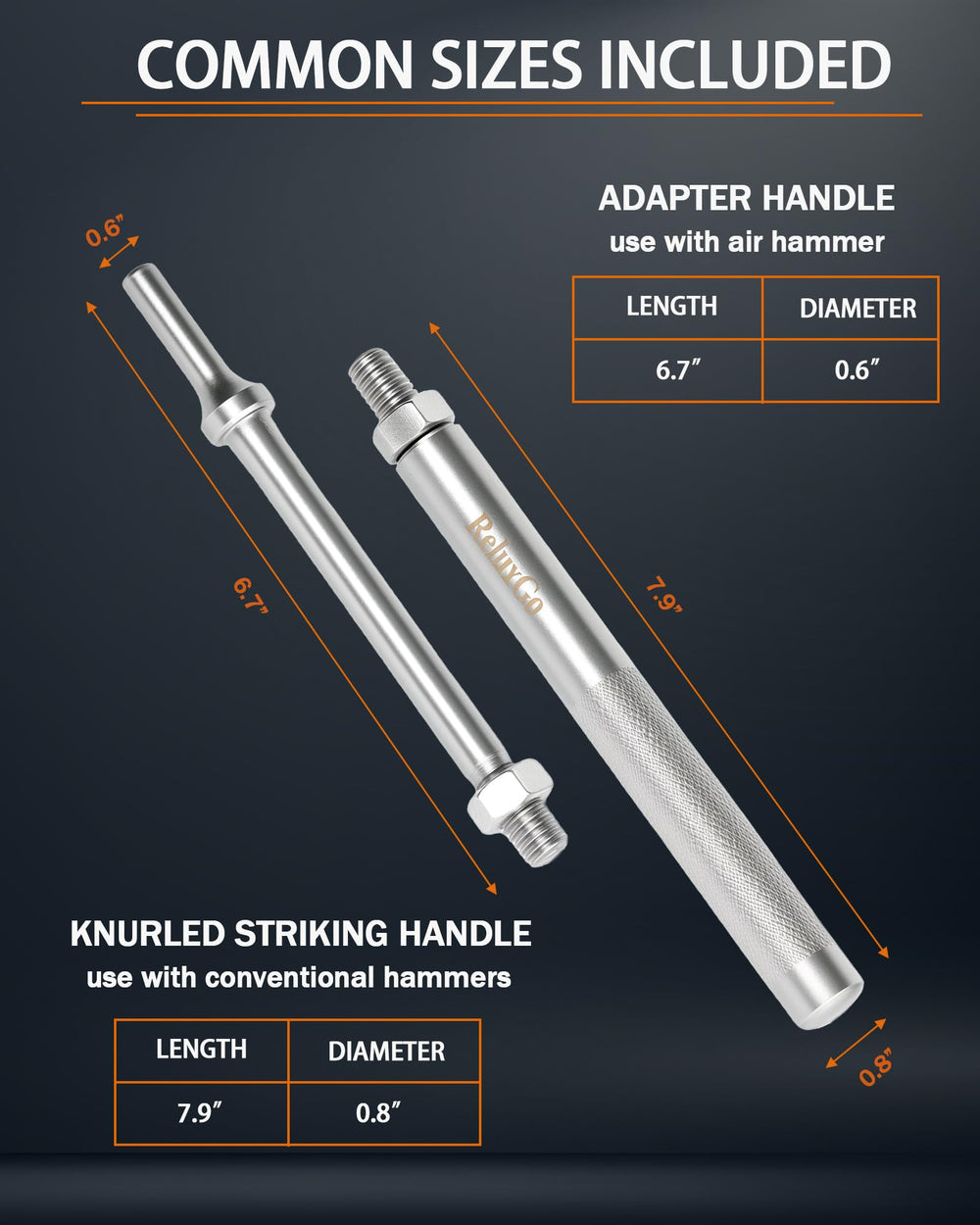 ReluxGo pitman arm fork 1-1/8 inch for leverage