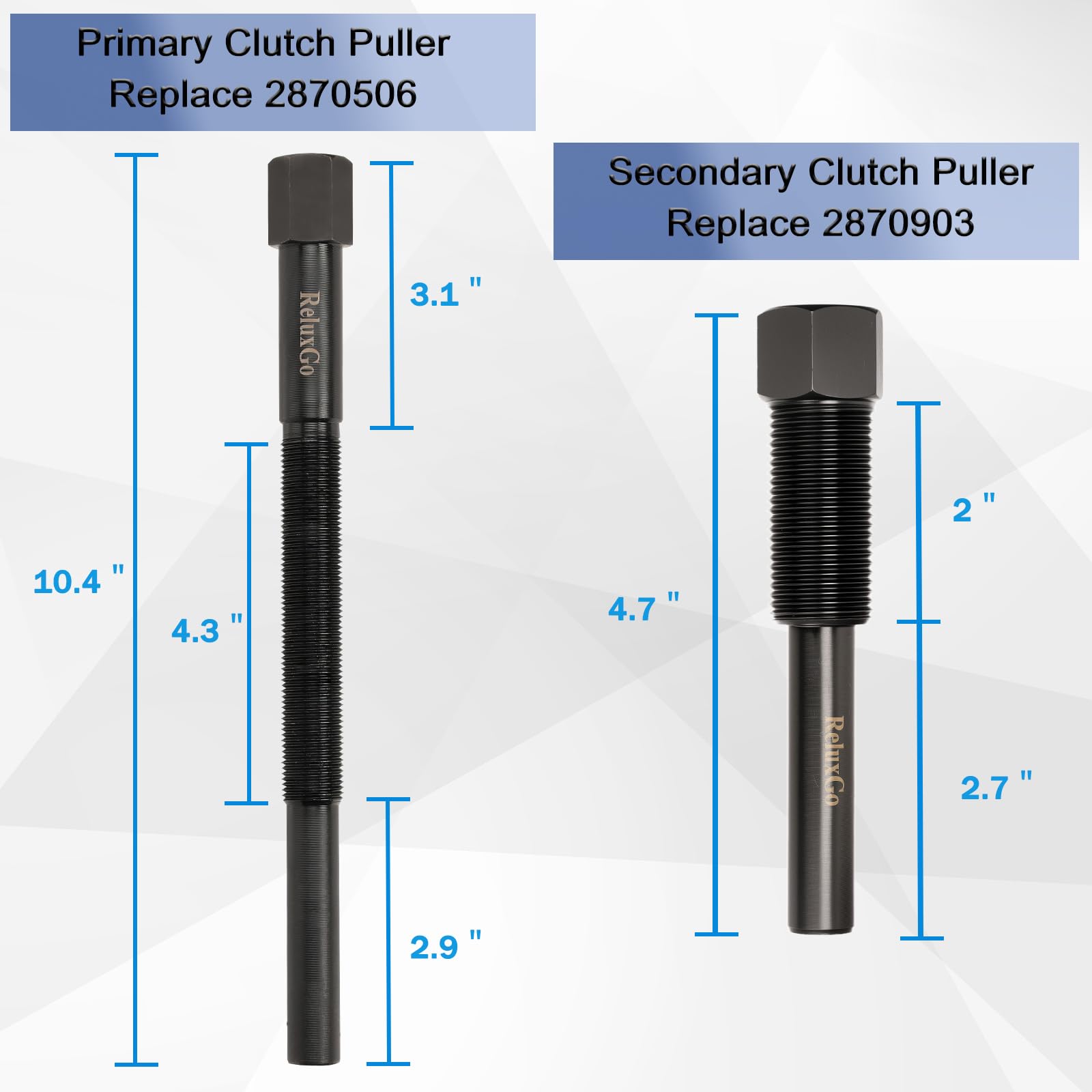 ReluxGo thread design detail highlighting precise alignment for clutch release