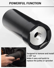 ReluxGo threaded bushing assists smooth removal and installation of large transmission locknuts.