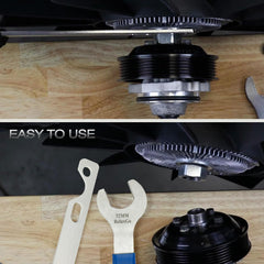 ReluxGo water pump pulley holder 36mm supports pulley during loosening.
