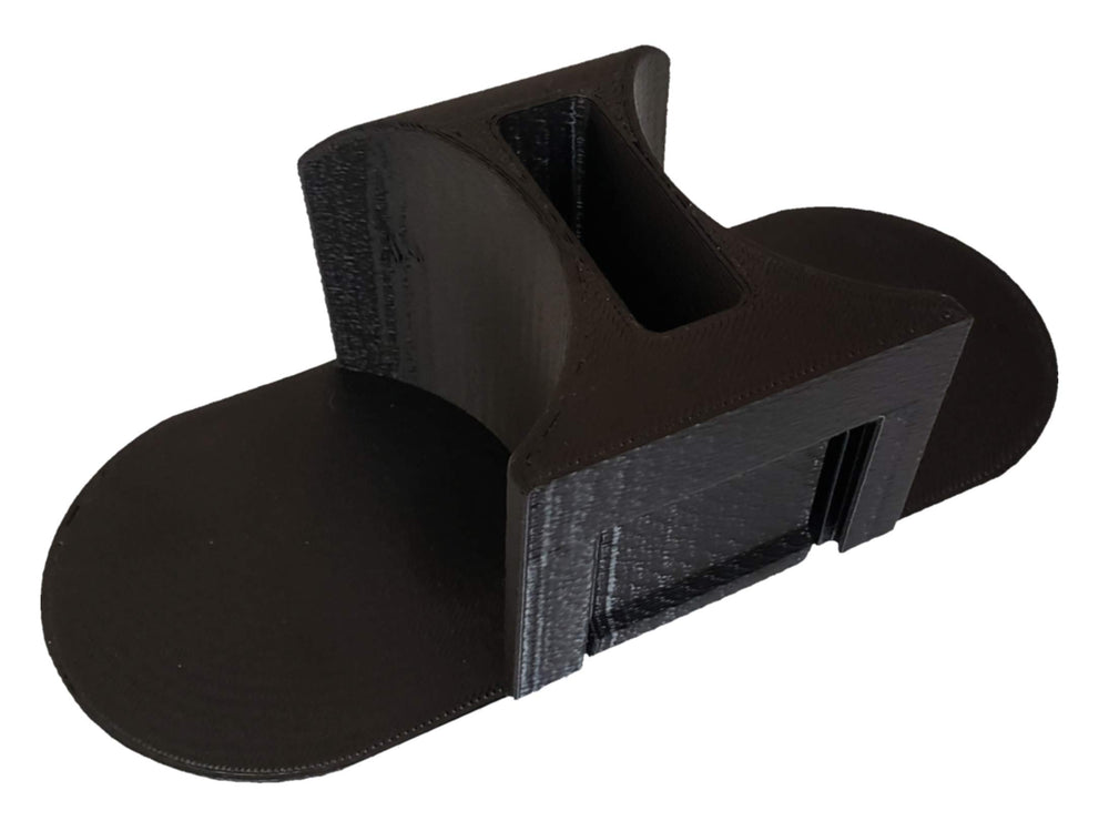 REM Works LLC C7 Corvette cup holder insert with key fob compartment for quick access.