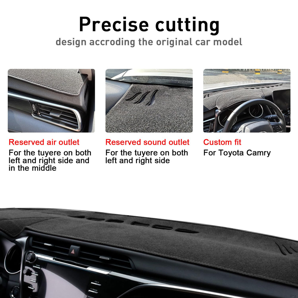 REMOCH dash cover anti-slip mat keeps dash stable on roads
