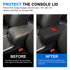REMOCH Dodge Charger console cover fits precisely for smooth operation