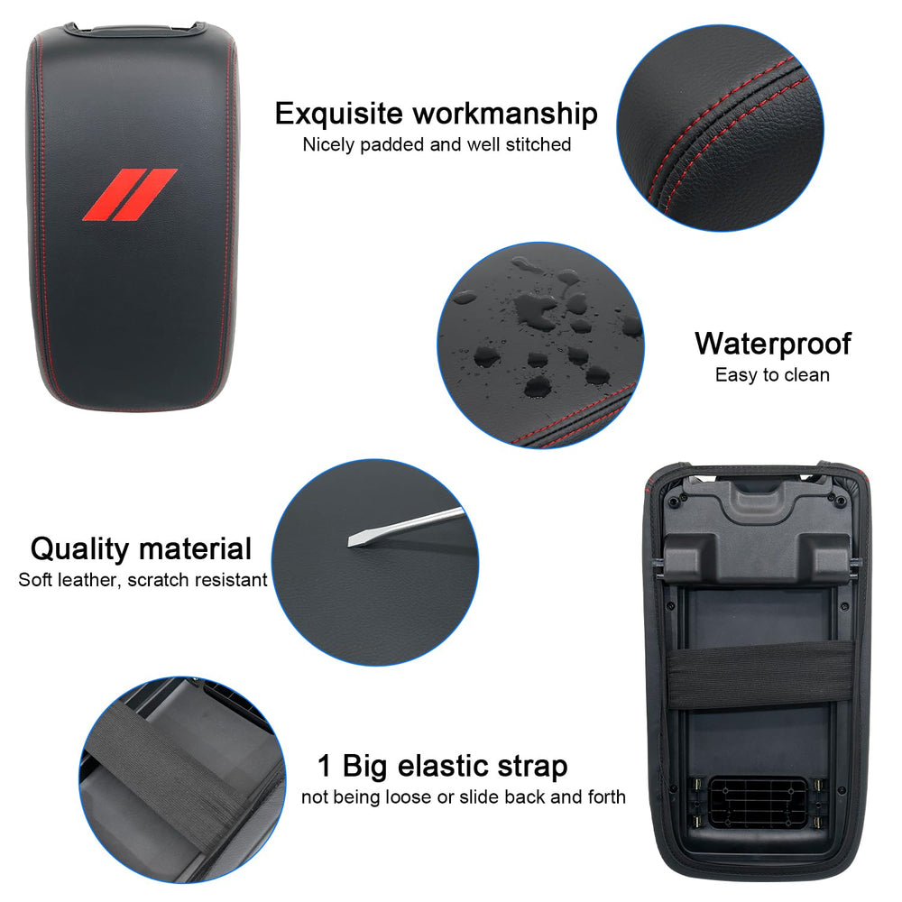 REMOCH microfiber leather armrest cover provides soft, premium comfort