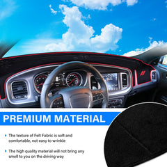REMOCH dash cover features a nonslip back for stable placement