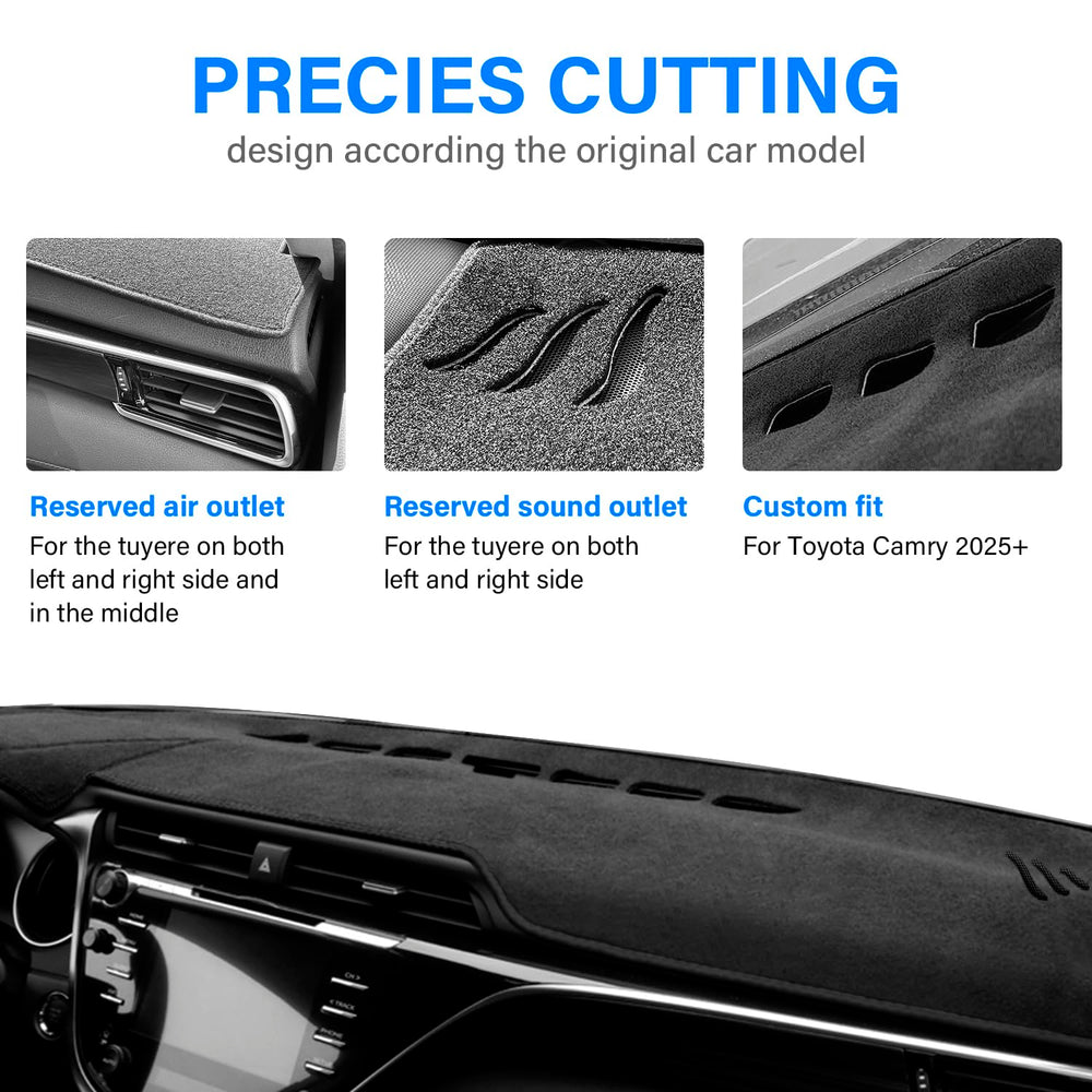 REMOCH dash cover shields against UV rays to preserve dash color and texture.