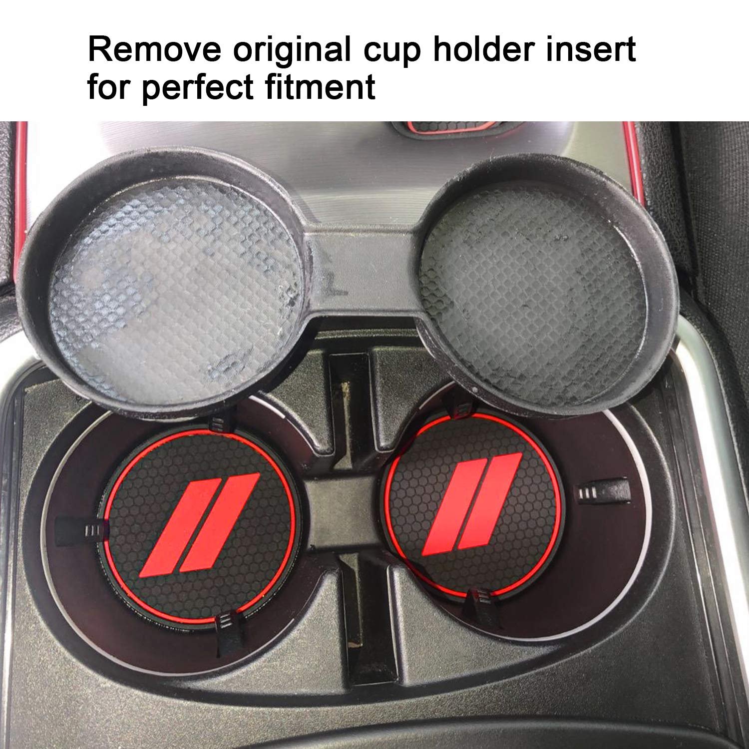 REMOCH anti-slip red liners help keep items stable during drives