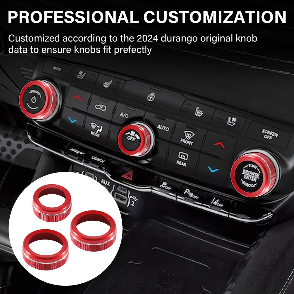 REMOCH Durango AC switch red decor inlay protects and elevates cabin aesthetics.