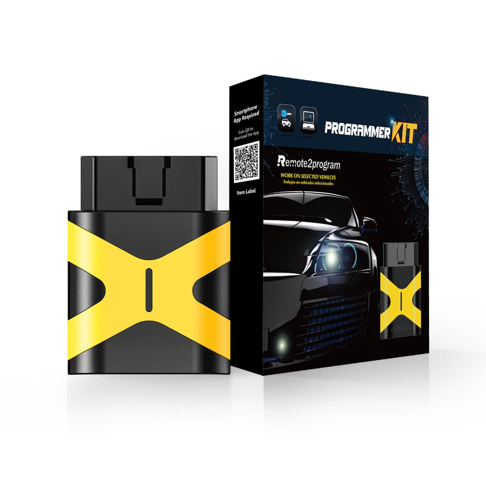 Remote2program universal diy key tool front view, compact for on-the-go use.