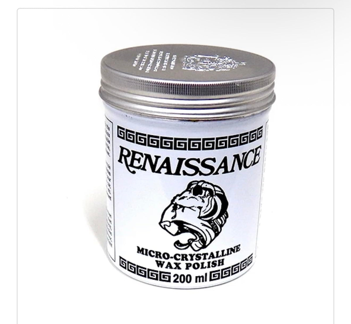 Renaissance Wax bottle provides a museum-grade protective finish for swords