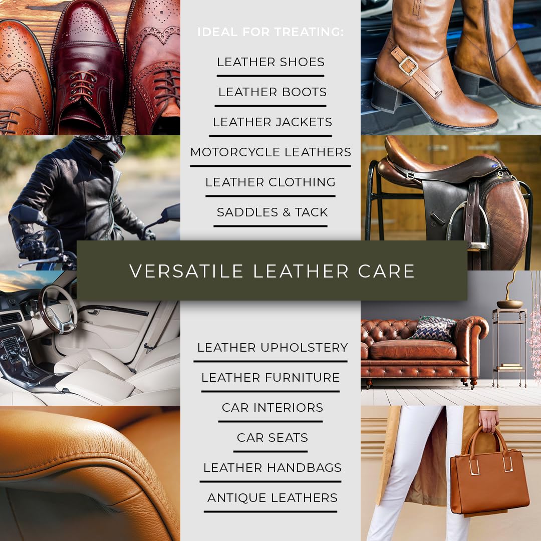 Renapur Leather Balsam is suitable for multiple leather surfaces including furniture and cars.