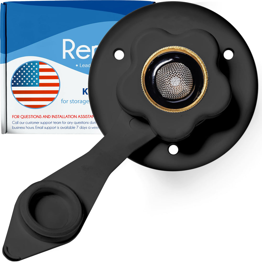 Renator RV water inlet brass flange for durable outdoor connections