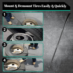Rendasun 34645 tire demount end enables smooth bead release.