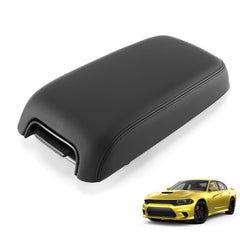 Rendrox center console armrest lid for Dodge Charger 2011-2021 with durable microfiber leather