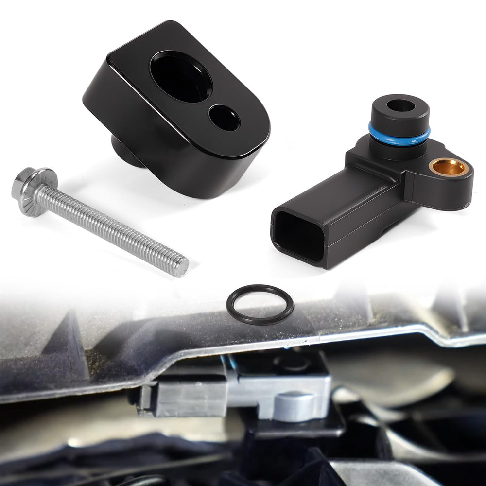 Rendrox MAP Sensor spacer close-up shows durable build for Ford 6.7L Powerstroke