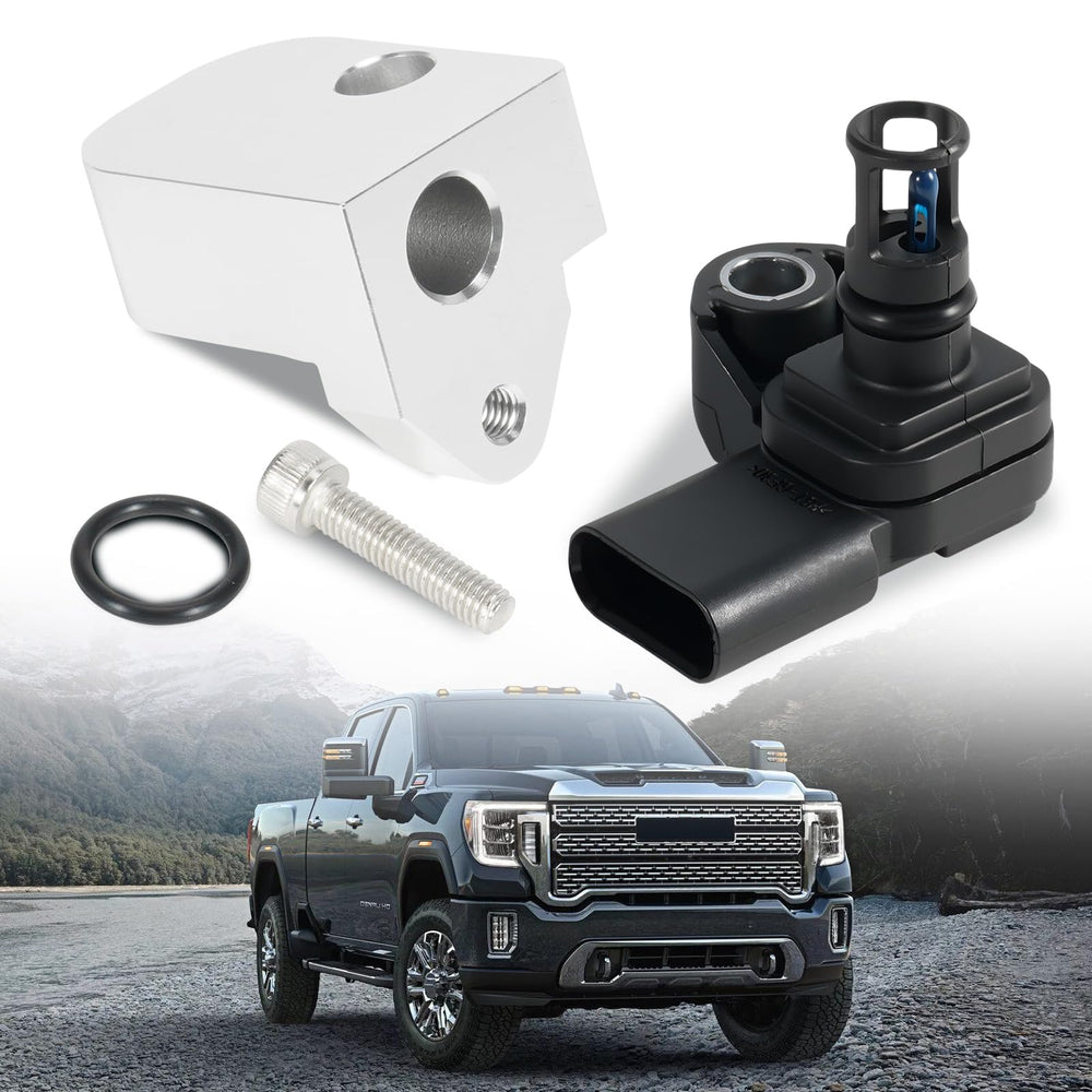 Rendrox MAP spacer kit installed on a Duramax engine