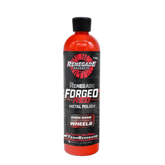 Renegade Forged Red billet wheel polish applied by hand for a smooth, scratch-free shine.
