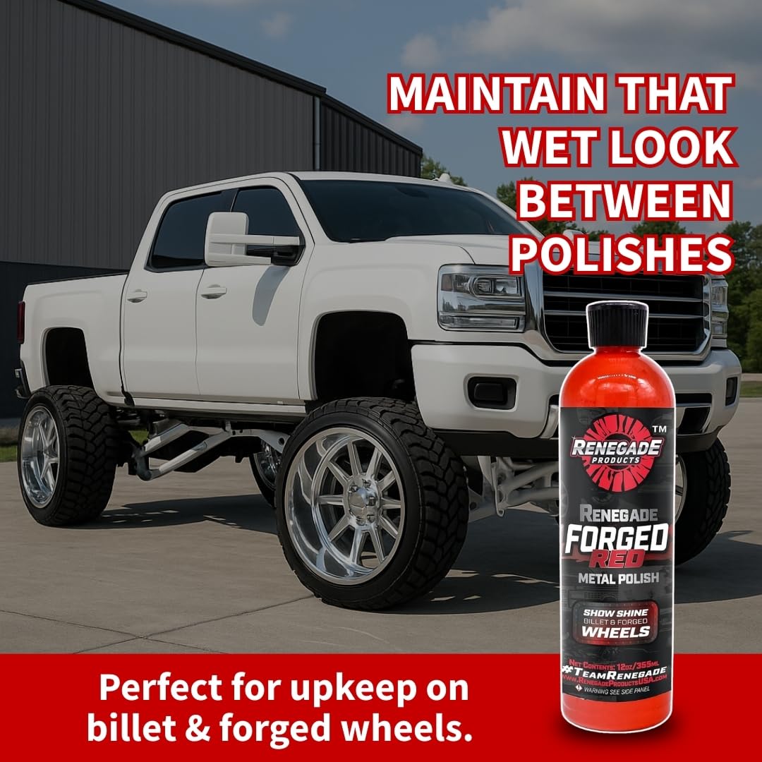 Renegade Forged Red easy-to-use formula for quick buff-and-go detailing.