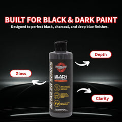 Renegade Graphene Ceramic Black Paint Polish application cloth provides smooth, streak-free wipe.