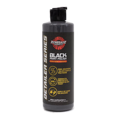Renegade Graphene Ceramic Black Paint Polish bottle delivers a rich glossy black finish.