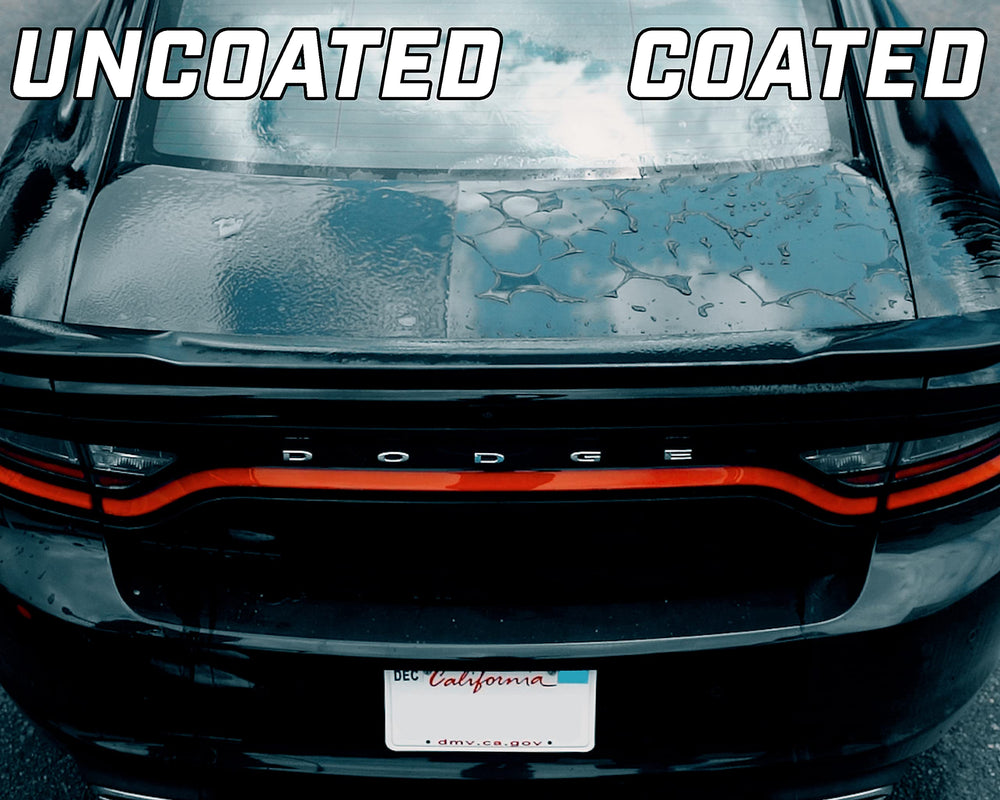 Renegade Graphene Ceramic Black Paint Polish foam applicator pad spreads product evenly.