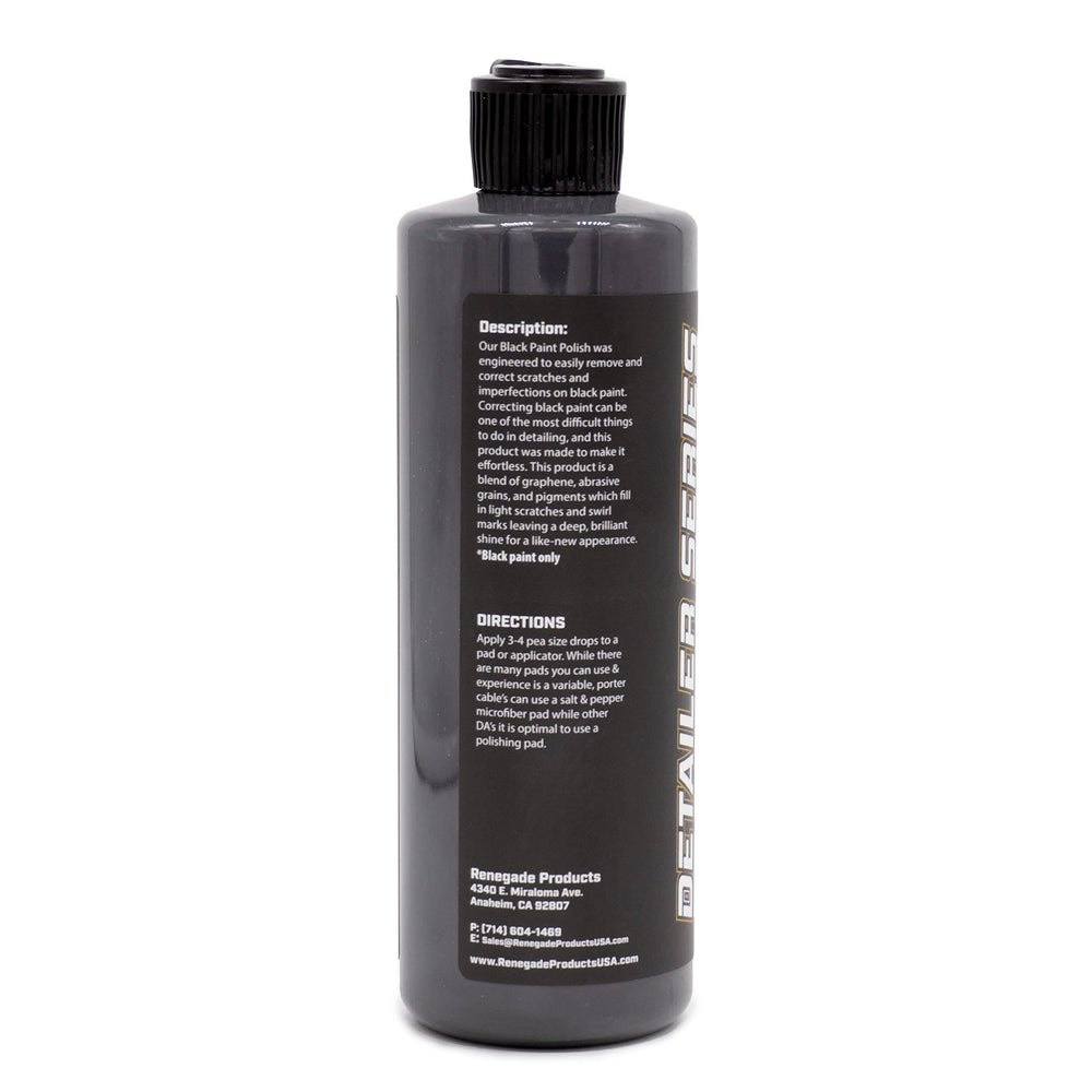 Renegade Graphene Ceramic Black Paint Polish packaging box shows contents.