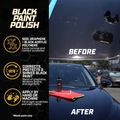 Renegade Graphene Ceramic Black Paint Polish tube shows compact packaging for easy use.
