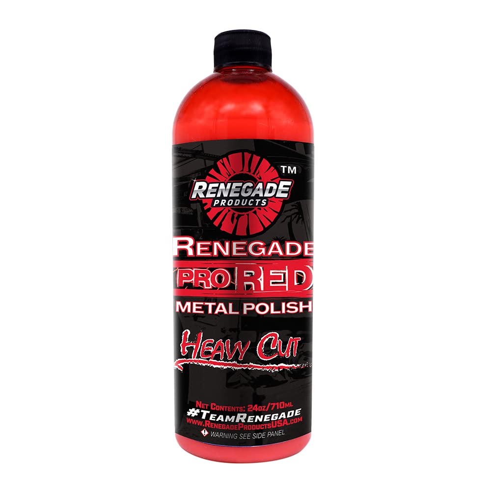 Renegade Pro Red liquid polish bottle and label for professional detailing and shine.