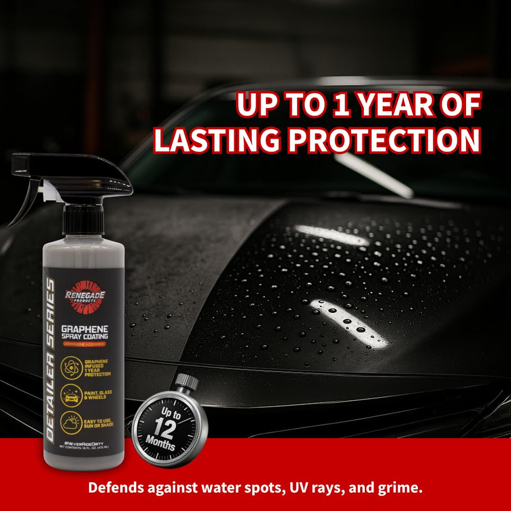 Renegade Products Graphene Sio2 gloss finish reveals a deep wet-look shine